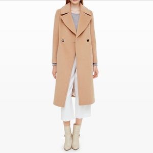 Club Monaco Camel Wool Coat Size S Great Conditon